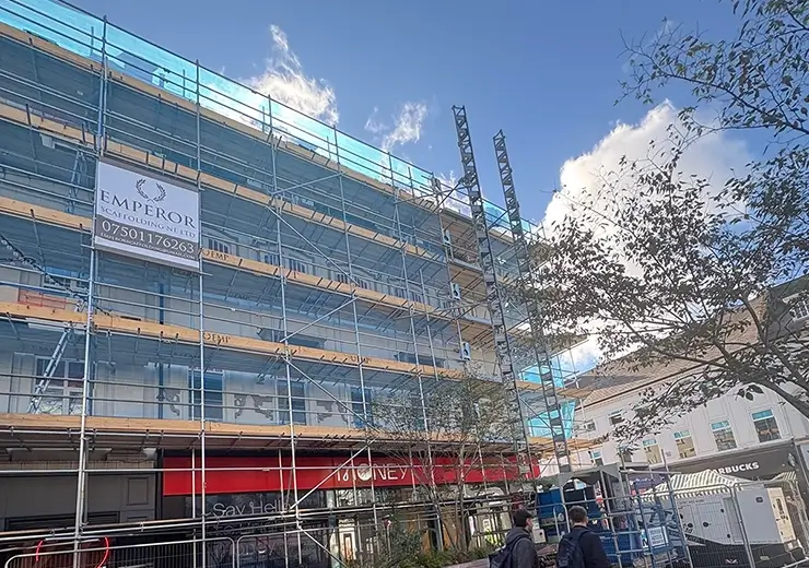External scaffolding structure